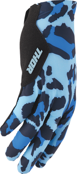 SPORTMODE Cheetah Gloves - Midnight/Blue - Small