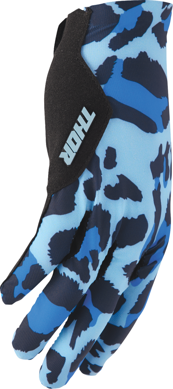 SPORTMODE Cheetah Gloves - Midnight/Blue - Medium