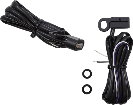 Marker Light - Amber/White - Clear Lens - Matte Black 1996 - 2017