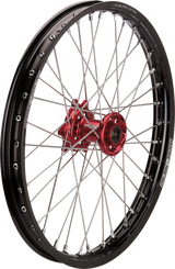 Wheel Assembly - SX-1 - Complete - Front - Black Wheel/Red Hub - 21x1.6 - Honda CR/CRF 2002 - 2025