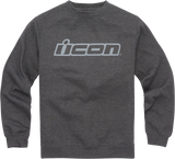 ICON Slant™ Crewneck Sweatshirt - Charcoal - Medium