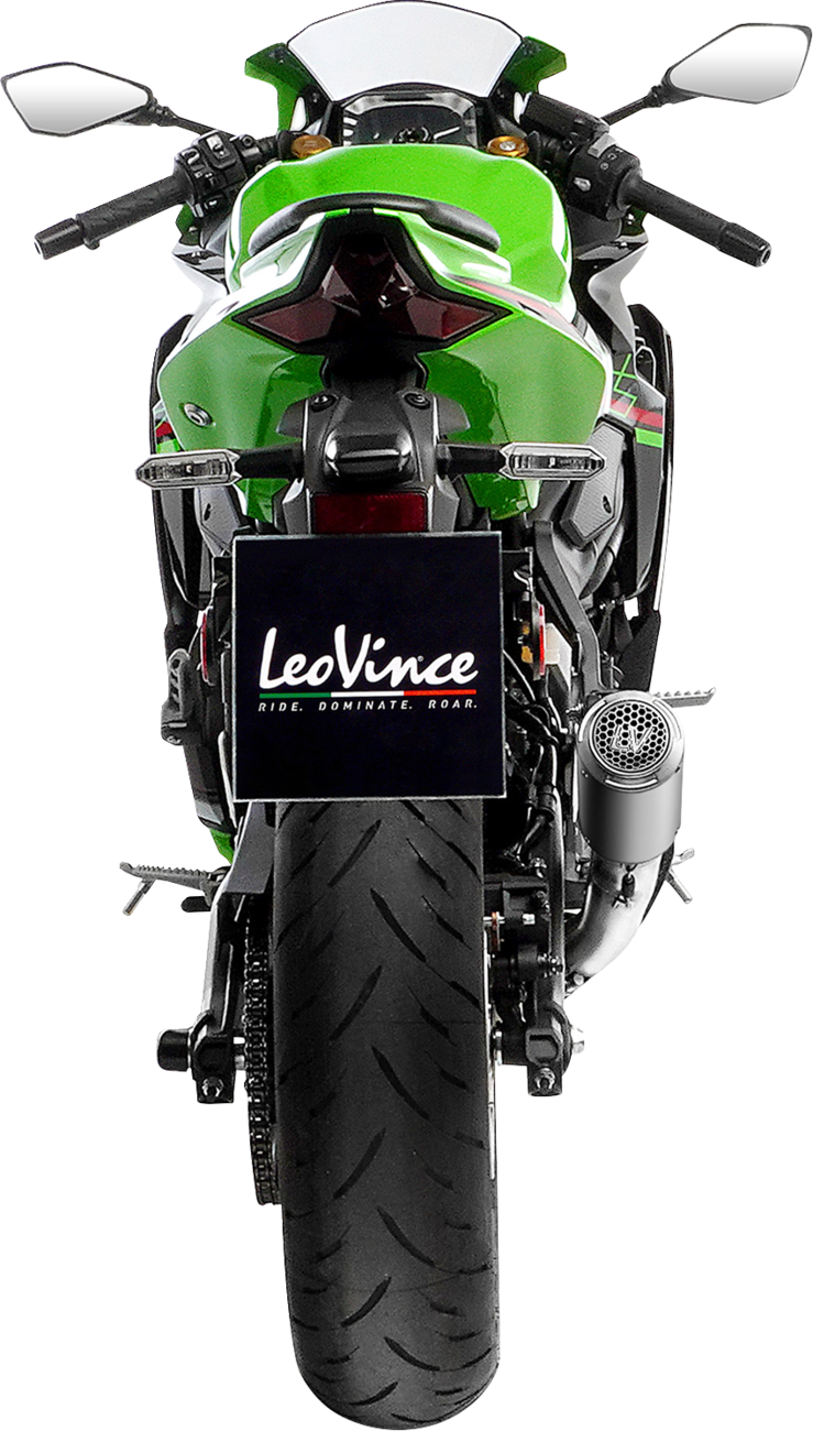 LV Corsa S Slip-On Muffler - Titanium - Kawasaki ZX-4R/RR 2024 - 2025
