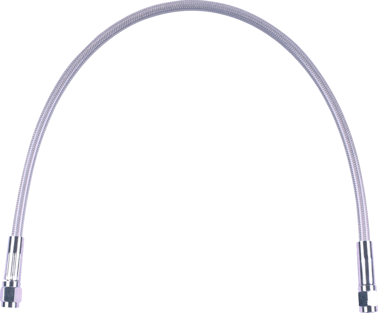 Universal XR Brake Line - 26\" - Stainless w/ Chrome Fittings