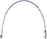 Universal XR Brake Line - 34\" - Stainless w/ Chrome Fittings