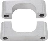 Hugger Front Fender Mounting Blocks - For 21\" Wheels - Satin 1984 - 2013