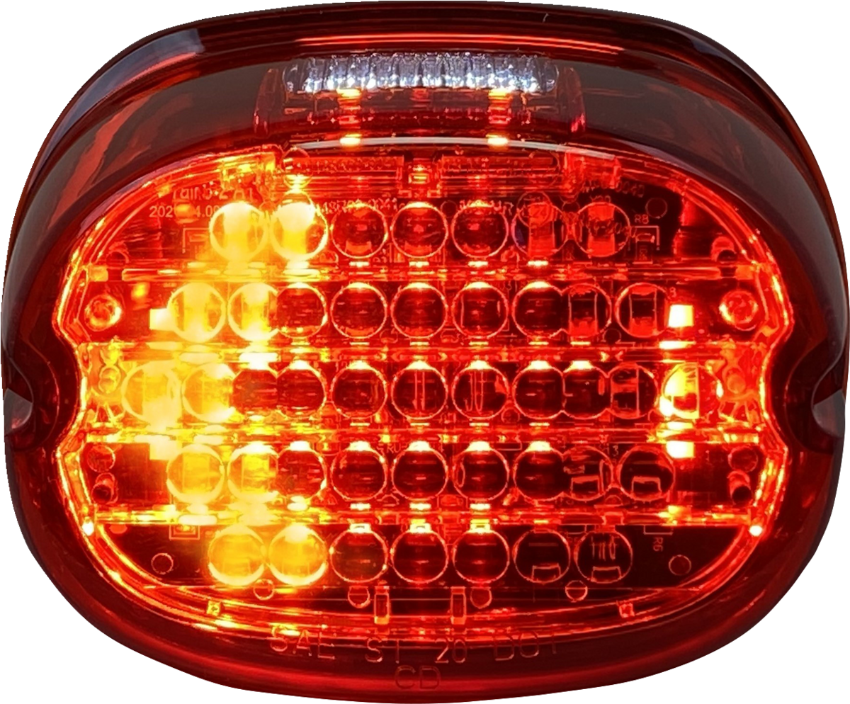 Taillight w/ Integrated Turn Signal - Top Window - Red Lens 1999 - 2024