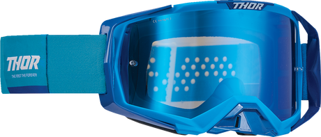 Activate Goggle - Blue/White - Blue Mirror Lens