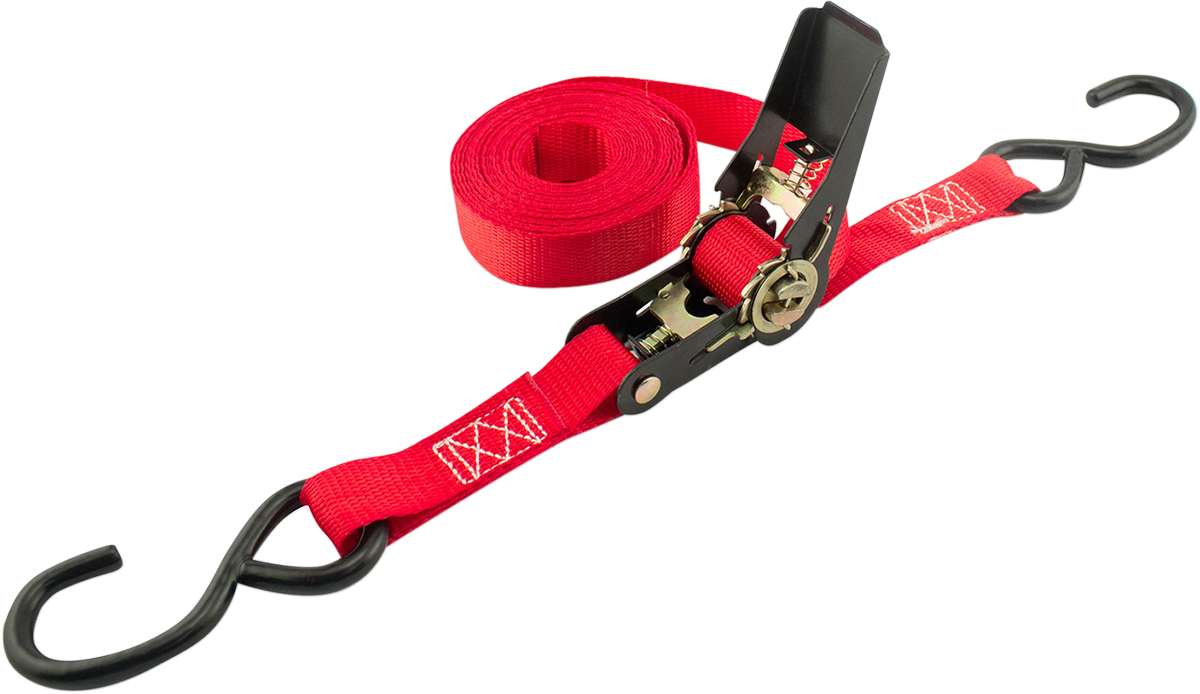 Ratchet Strap - 1\" x 15\' - Red