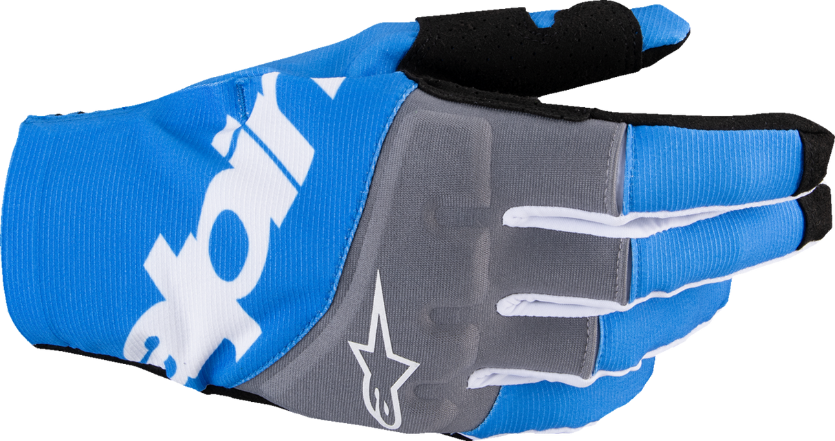 Techstar MX Gloves - Black/Blue - Small