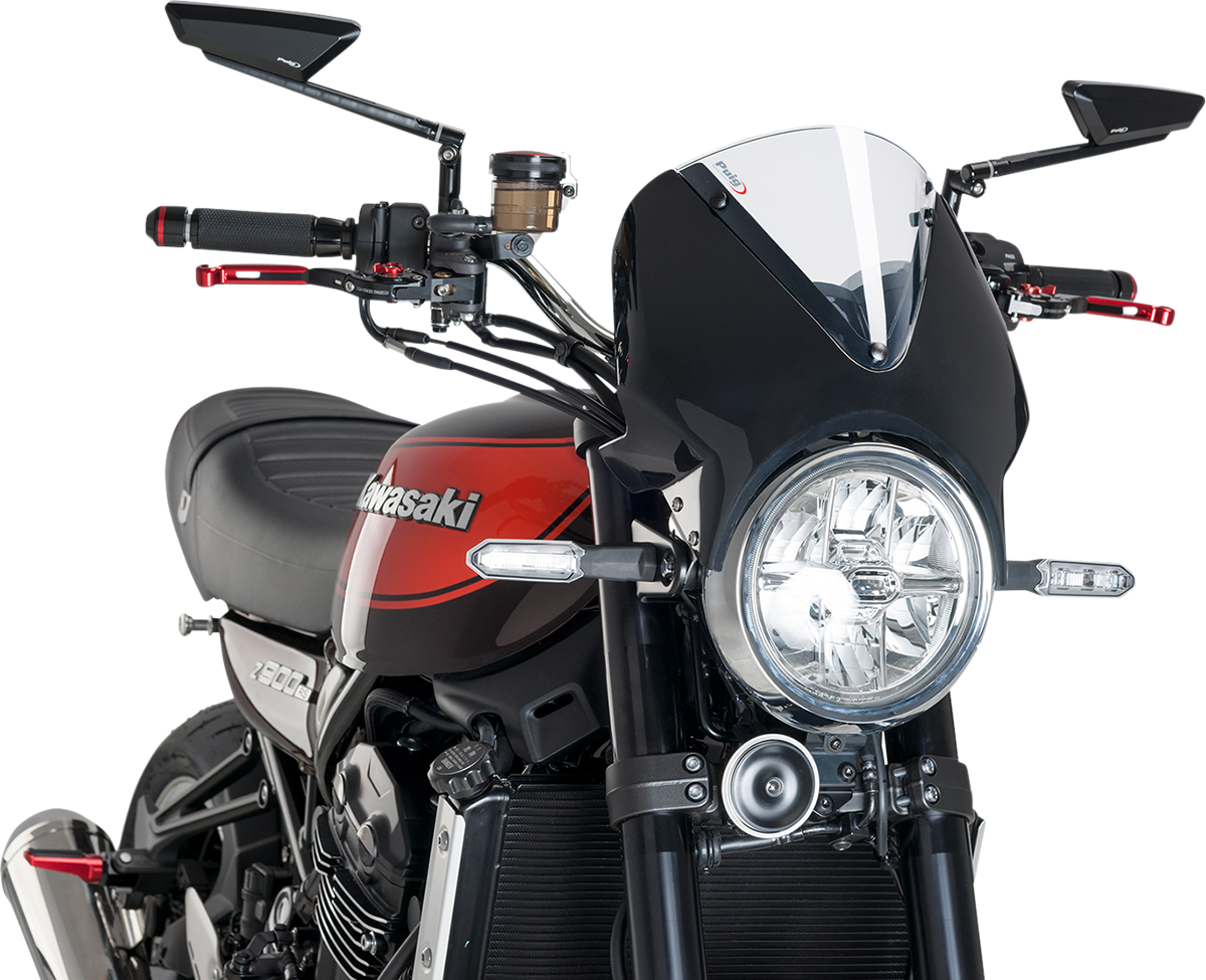 Windscreen - 13\" - Black/Clear 1982 - 2023