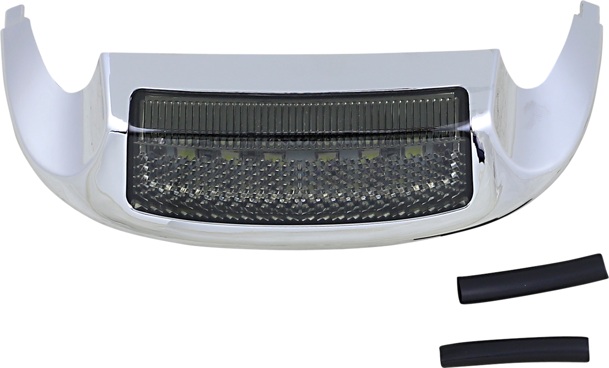 LED Front Fender Tip - White LED/Smoke Lens - Chrome 2014 - 2024