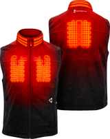 7V Thermite Fleece Heated Vest 2.0 - Black - Small