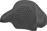 Tour Pack Backrest Pad - Honeycomb - White Stitching - FLH/FLT \'14-\'24 2014 - 2024