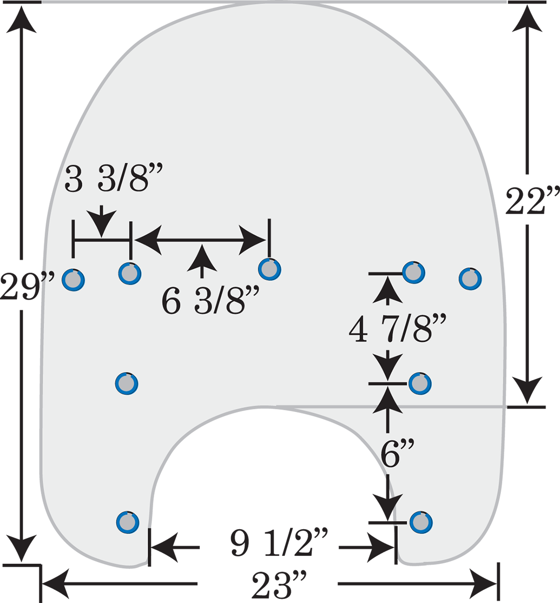 Road King Replacement Plastic - 15\" - Solar 1994 - 2020