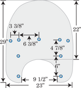 Road King Replacement Plastic - 17\" - Clear 1994 - 2020