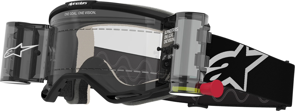 Vision 5 Roll-Off Goggle - Corp - Black - Clear Lens