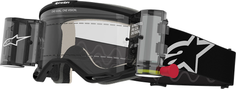 Vision 5 Roll-Off Goggle - Corp - Black - Clear Lens