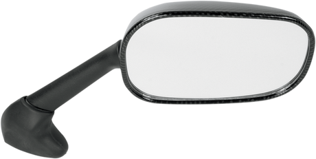 Mirror - Side View - Black/Carbon Fiber - Rectangle - Right - Yamaha 2003 - 2008