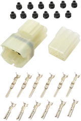 Multi-Conductor Electrical Connectors - Six-Pin - Water-Resistant