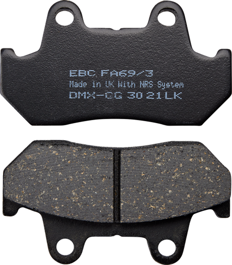 Organic Brake Pads - Honda - FA69/3 1983 - 2000
