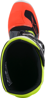 Youth Tech 7S Boots - Black/Gray/Red/White/Yellow - US 5