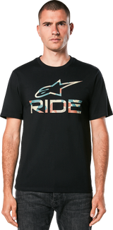 Ride 4.0 CSF T-Shirt - Camo Black - 2XL