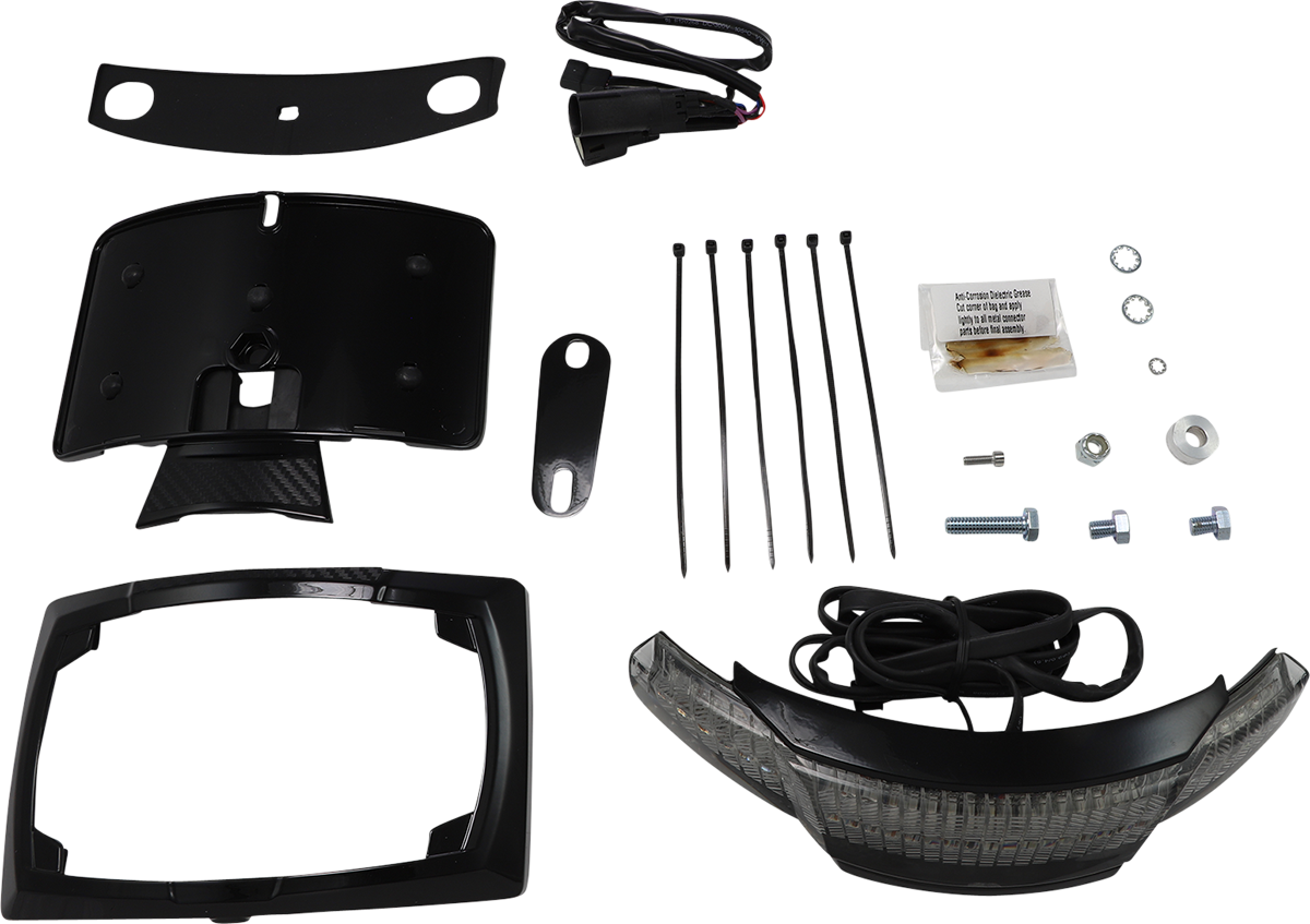 Taillight/License Plate Holder - Black 2010 - 2020