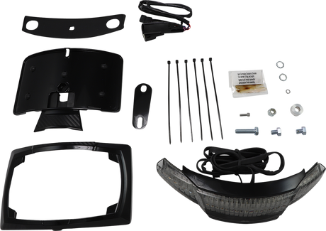 Taillight/License Plate Holder - Black 2010 - 2020