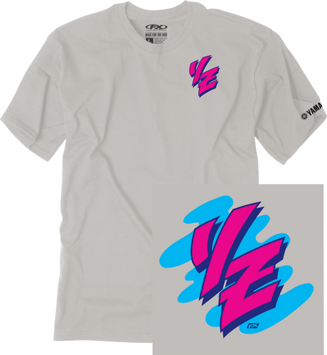 Yamaha Retro YZ T-Shirt - Light Gray - Medium