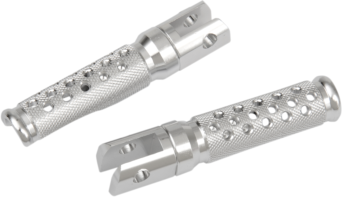 Footpegs - Slash-Cut - Silver 1987 - 2005