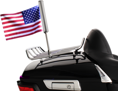 Flagpole Mount - for 1/2\" Tube - Chrome