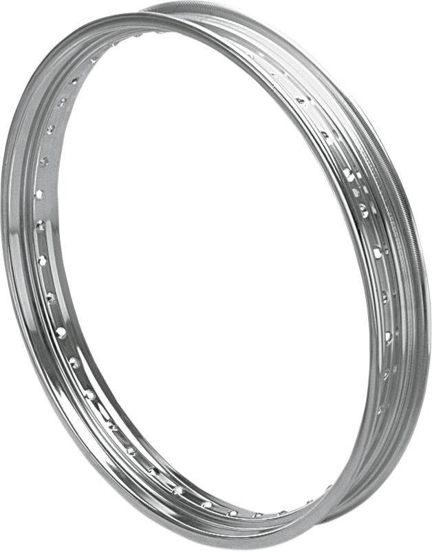 Rim - Drop Center - Rolled Edge - 40 Hole - Silver - 21x2.15