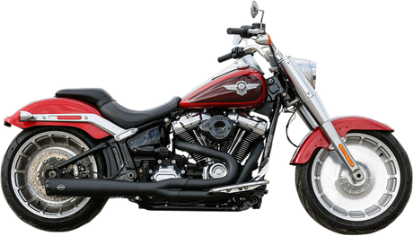 2:1 50 State Exhaust for M8 Softail - Black 2018 - 2022