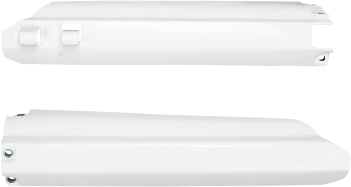 Lower Fork Covers - White 1996 - 2004