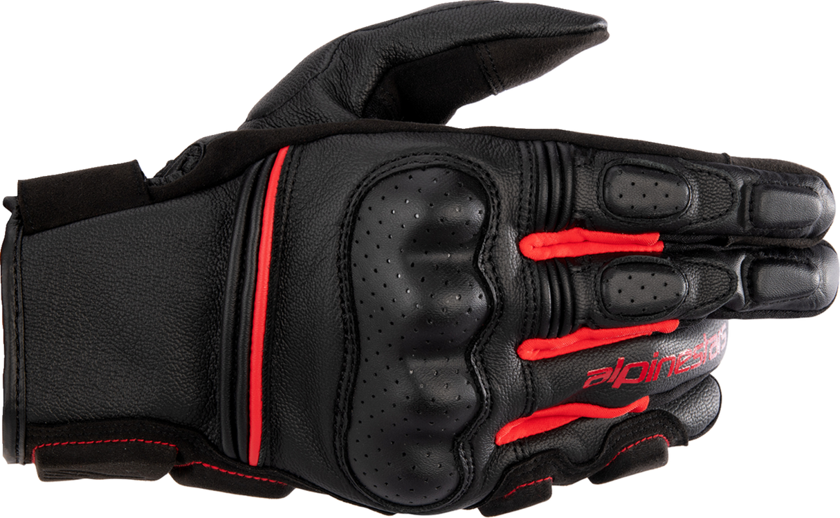 Phenom Gloves - Black/Bright Red - Small