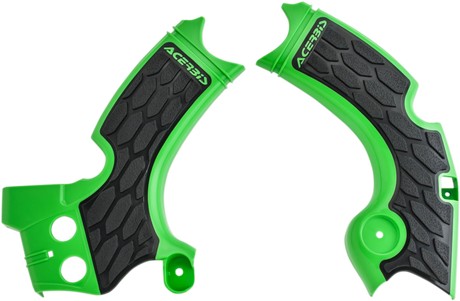 X-Grip Frame Guards - Green/Black - KX 250 F 2015 - 2020