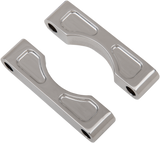 Hugger Front Fender Mounting Blocks - For 16\"/17\"/18\"/19\" Wheels - Chrome 1984 - 2013