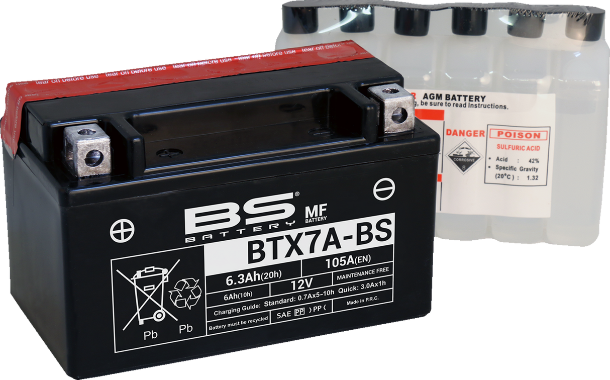 Battery - BTX7A-BS (YTX) 1994 - 2023
