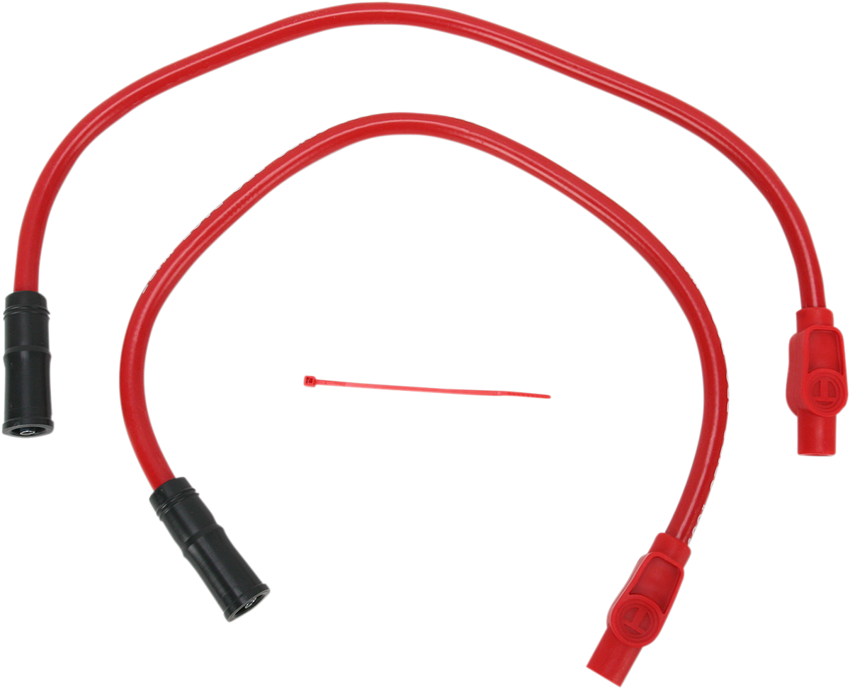 10.4 mm Spark Plug Wire - Black - \'99-\'08 Red 1999 - 2008