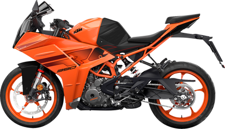 Traction Pad Tank Grips - Volcano - Black - RC 390 2022 - 2024