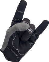 Moto Gloves - Gray/Black - Medium
