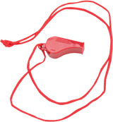Whistle - Corded - Red