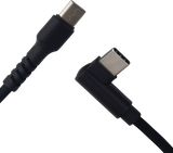 USB to 90° USB-C Cable - Charger - Single-End - 12\"