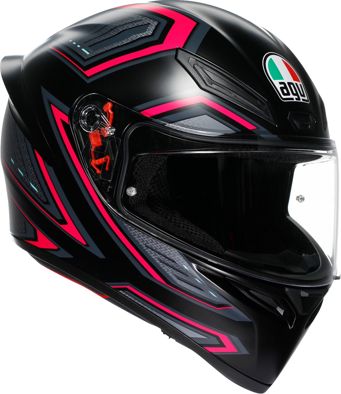 K1 S Helmet - Sling - Matte Black/Pink - XL