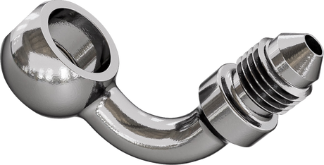 Banjo Adaptor - 90° for 7/16\" Bolt - Stainless Steel