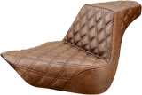 Step-Up Seat - Full Lattice Stitch - Brown - FL/FX \'18-\'23 2018 - 2023
