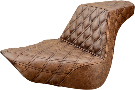 Step-Up Seat - Full Lattice Stitch - Brown - FL/FX \'18-\'23 2018 - 2023