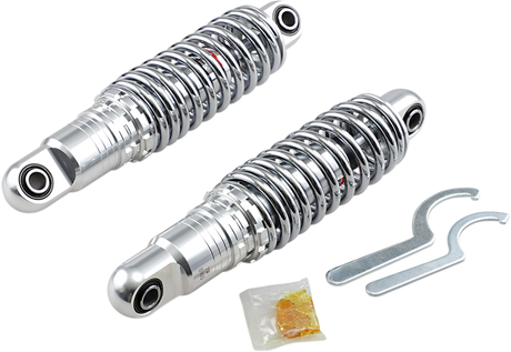 Premium Ride-Height Adjustable Shocks - Chrome - Heavy Duty - 11\" 1986 - 2023