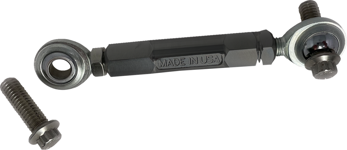 Adjustable Stabilizer Link - Front - Black Anodized - Touring