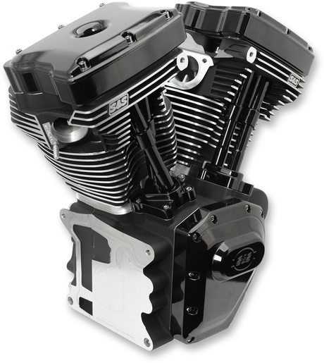 T124 Long Block Engine - Black - FXD | FXDWG 2006 - 2017